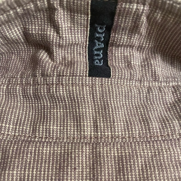 Prana Men's Casual Brown Button Down Short Sleeve Med - Picture 10 of 10